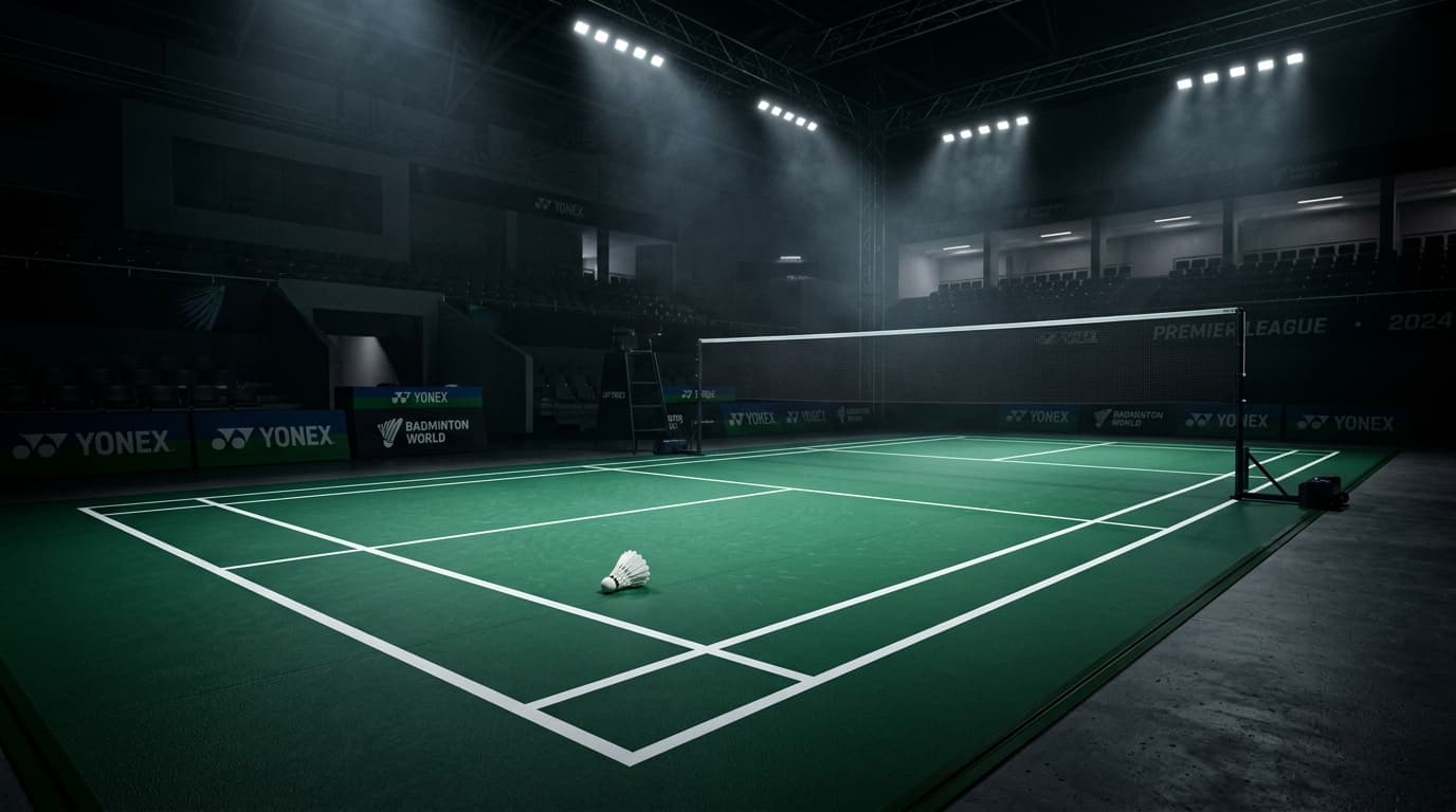 Professional Badminton Arena Court